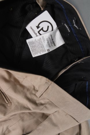 Мъжки панталон Jack & Jones, Размер M, Цвят Бежов, Цена 8,20 лв.