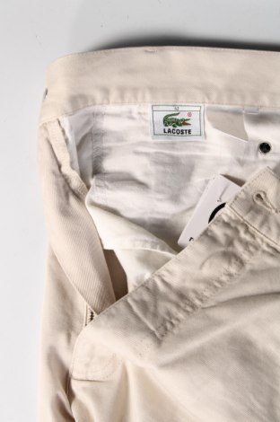 Pantaloni de bărbați Lacoste, Mărime M, Culoare Ecru, Preț 244,38 Lei