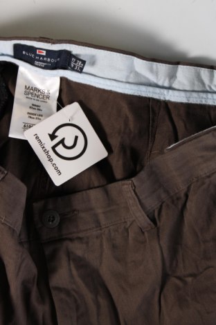Męskie spodnie Marks & Spencer, Rozmiar XL, Kolor Brązowy, Cena 27,64 zł