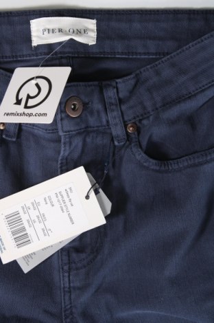 Мъжки панталон Pier One, Размер XS, Цвят Син, Цена 46,00 лв.