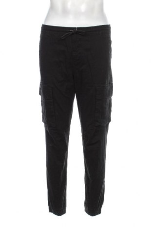 Мъжки панталон Pull&Bear, Размер M, Цвят Черен, Цена 13,05 лв.