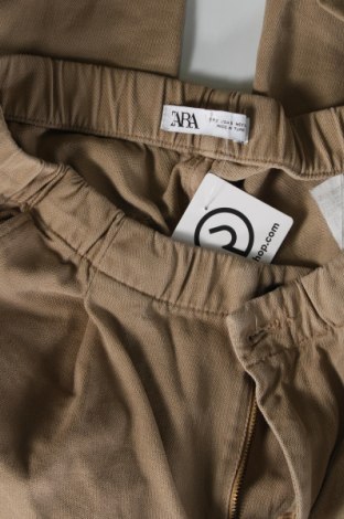 Мъжки панталон Zara, Размер S, Цвят Бежов, Цена 12,96 лв.