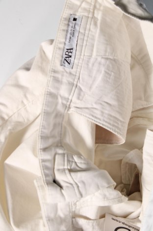 Мъжки панталон Zara, Размер M, Цвят Бял, Цена 27,00 лв.