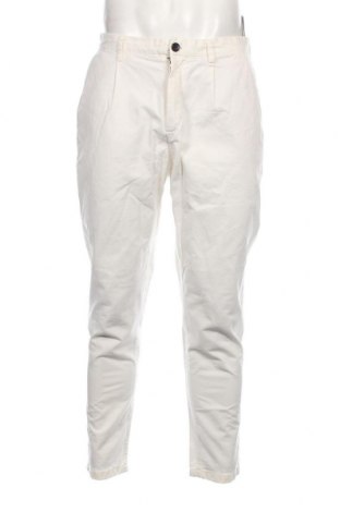 Мъжки панталон Zara, Размер M, Цвят Бял, Цена 16,20 лв.
