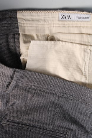 Мъжки панталон Zara, Размер L, Цвят Сив, Цена 31,36 лв.