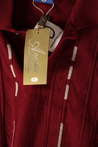 Pánský svetr , Velikost XL, Barva Červená, Cena  314,00 Kč