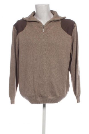 Мъжки пуловер, Размер XXL, Цвят Бежов, Цена 18,85 лв.
