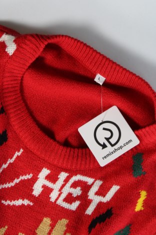 Herrenpullover, Größe L, Farbe Rot, Preis 12,49 €