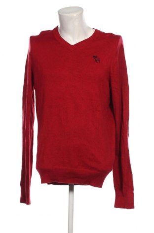 Ανδρικό πουλόβερ Abercrombie & Fitch, Μέγεθος XXL, Χρώμα Κόκκινο, Τιμή 28,00 €