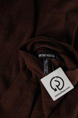 Мъжки пуловер Antony Morato, Размер L, Цвят Кафяв, Цена 50,40 лв.