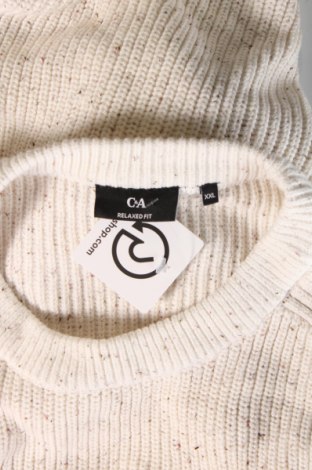 Мъжки пуловер C&A, Размер XXL, Цвят Екрю, Цена 14,50 лв.