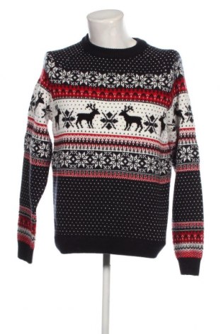 Мъжки пуловер C&A, Размер L, Цвят Многоцветен, Цена 14,50 лв.