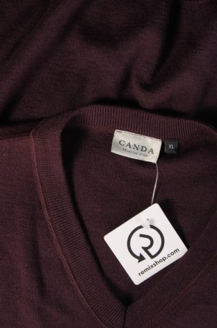 Ανδρικό πουλόβερ Canda, Μέγεθος XL, Χρώμα Κόκκινο, Τιμή 7,18 €