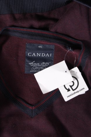 Męski sweter Canda, Rozmiar 4XL, Kolor Fioletowy, Cena 110,35 zł