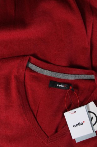 Ανδρικό πουλόβερ Celio, Μέγεθος S, Χρώμα Κόκκινο, Τιμή 9,72 €