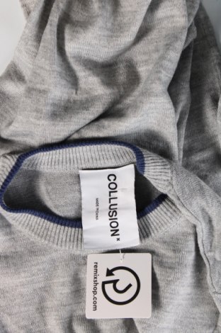Pánsky sveter  Collusion, Veľkosť M, Farba Sivá, Cena  8,22 €