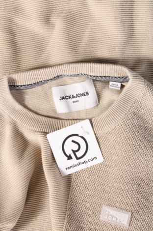 Мъжки пуловер Core By Jack & Jones, Размер L, Цвят Бежов, Цена 15,98 лв.