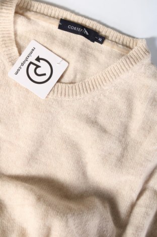 Мъжки пуловер Cortefiel, Размер XL, Цвят Екрю, Цена 15,98 лв.