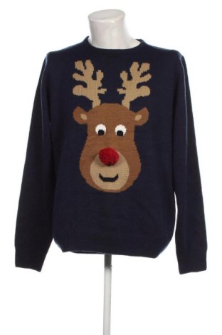 Ανδρικό πουλόβερ F&F, Μέγεθος XL, Χρώμα Μπλέ, Τιμή 5,92 €