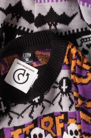 Мъжки пуловер FSBN, Размер M, Цвят Многоцветен, Цена 29,00 лв.