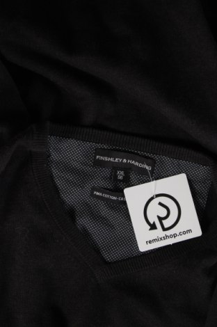 Мъжки пуловер Finshley&Harding, Размер XXL, Цвят Черен, Цена 18,02 лв.