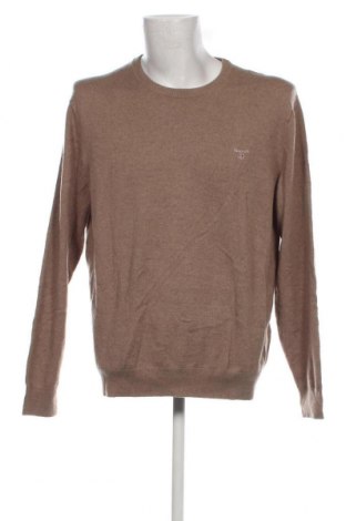 Мъжки пуловер Gant, Размер XXL, Цвят Бежов, Цена 74,88 лв.