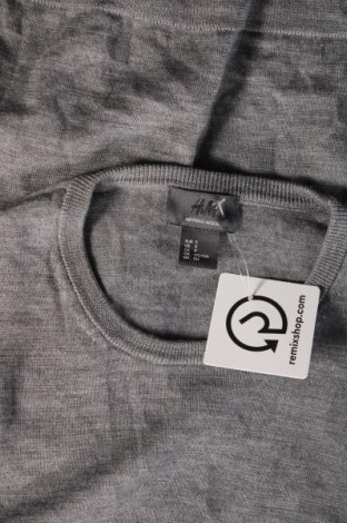 Мъжки пуловер H&M, Размер S, Цвят Сив, Цена 13,05 лв.