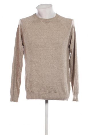 Мъжки пуловер H&M L.O.G.G., Размер M, Цвят Бежов, Цена 14,50 лв.