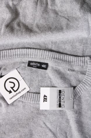 Ανδρικό πουλόβερ Identic, Μέγεθος 4XL, Χρώμα Γκρί, Τιμή 19,92 €
