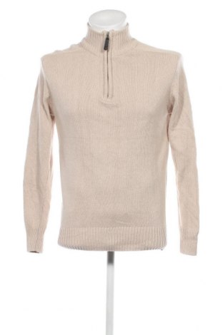 Мъжки пуловер Identic, Размер M, Цвят Бежов, Цена 13,63 лв.