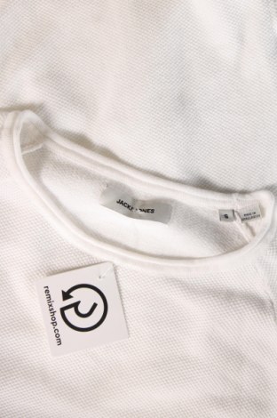 Ανδρικό πουλόβερ Jack & Jones, Μέγεθος S, Χρώμα Λευκό, Τιμή 9,46 €