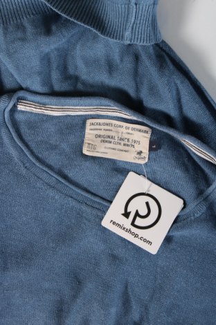 Ανδρικό πουλόβερ Jack & Jones, Μέγεθος L, Χρώμα Μπλέ, Τιμή 9,88 €