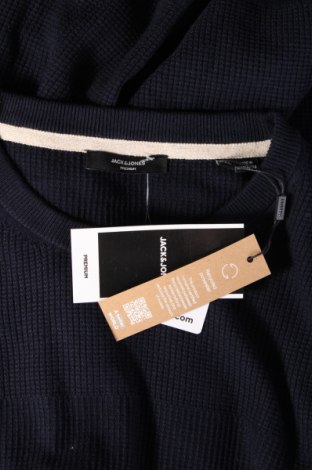 Мъжки пуловер Jack & Jones PREMIUM, Размер XXL, Цвят Син, Цена 77,00 лв.