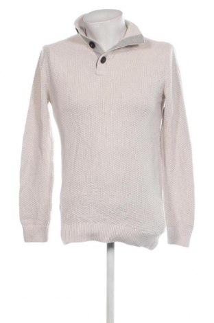 Мъжки пуловер Jean Pascale, Размер M, Цвят Екрю, Цена 9,57 лв.