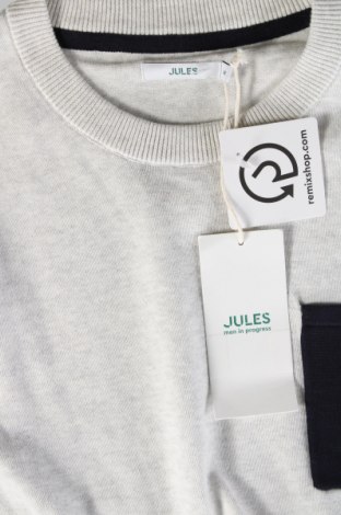 Мъжки пуловер Jules, Размер M, Цвят Сив, Цена 18,40 лв.
