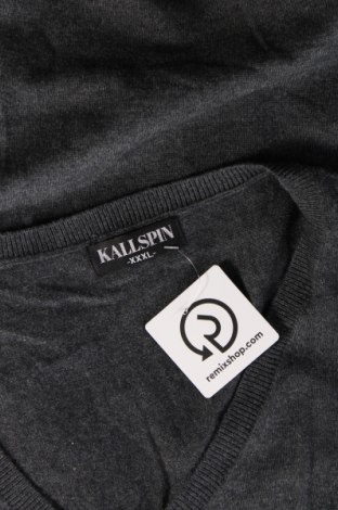 Ανδρικό πουλόβερ Kallspin, Μέγεθος 3XL, Χρώμα Γκρί, Τιμή 6,52 €