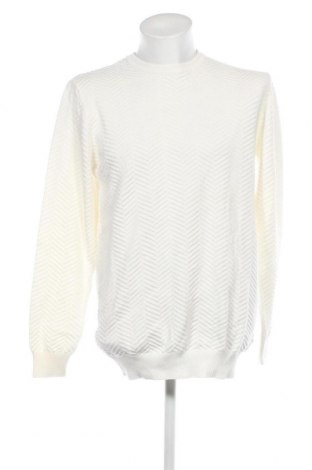 Ανδρικό πουλόβερ Kronstadt, Μέγεθος XL, Χρώμα Λευκό, Τιμή 22,39 €