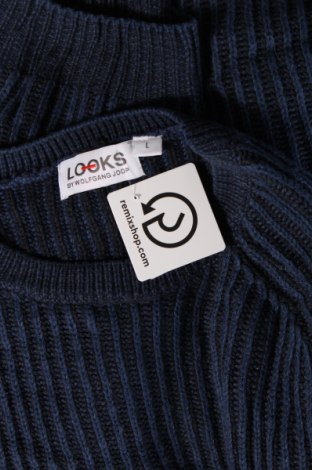 Ανδρικό πουλόβερ LOOKS by Wolfgang Joop, Μέγεθος L, Χρώμα Μπλέ, Τιμή 18,41 €