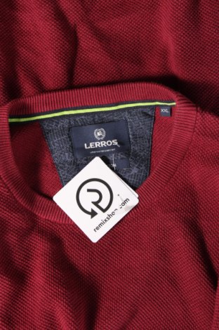 Мъжки пуловер Lerros, Размер XXL, Цвят Червен, Цена 13,60 лв.