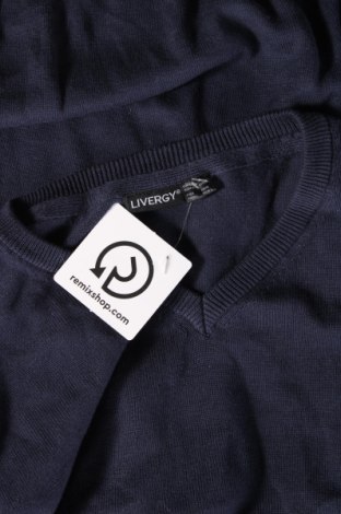 Ανδρικό πουλόβερ Livergy, Μέγεθος L, Χρώμα Μπλέ, Τιμή 8,43 €