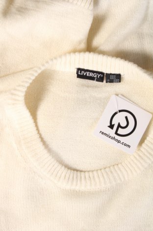Мъжки пуловер Livergy, Размер XL, Цвят Екрю, Цена 13,63 лв.
