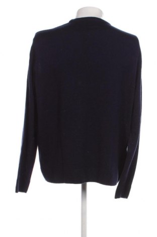 Мъжки пуловер Marks & Spencer, Размер XXL, Цвят Син, Цена 11,07 лв.