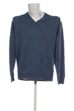 Мъжки пуловер Marks & Spencer, Размер L, Цвят Син, Цена 12,69 лв.