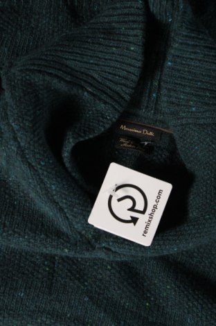 Ανδρικό πουλόβερ Massimo Dutti, Μέγεθος L, Χρώμα Πράσινο, Τιμή 30,68 €