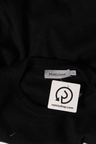 Мъжки пуловер Matinique, Размер L, Цвят Черен, Цена 43,55 лв.