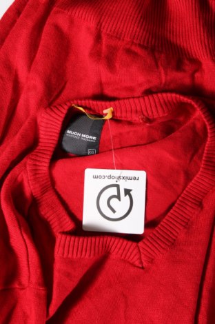 Ανδρικό πουλόβερ Much More, Μέγεθος XXL, Χρώμα Κόκκινο, Τιμή 7,18 €