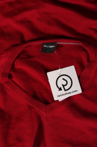 Ανδρικό πουλόβερ Olymp, Μέγεθος S, Χρώμα Κόκκινο, Τιμή 26,08 €