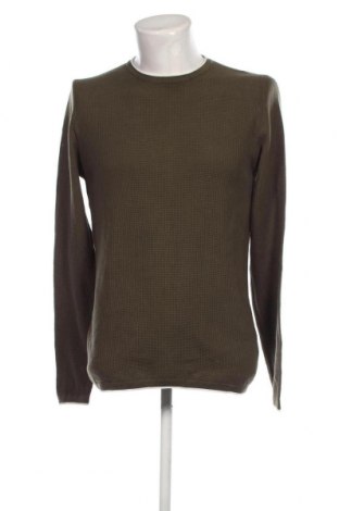 Мъжки пуловер Pull&Bear, Размер M, Цвят Зелен, Цена 13,05 лв.