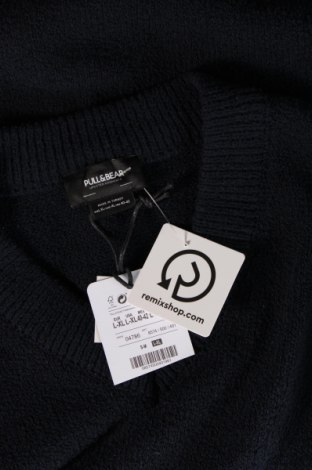Ανδρικό πουλόβερ Pull&Bear, Μέγεθος L, Χρώμα Μπλέ, Τιμή 7,11 €