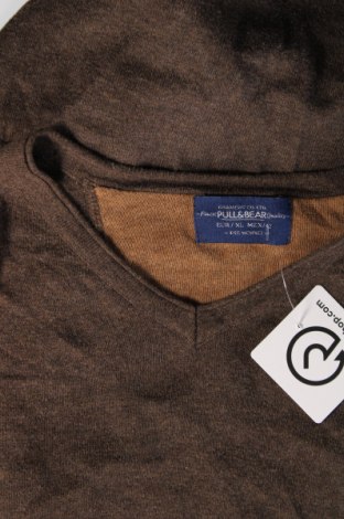 Мъжки пуловер Pull&Bear, Размер XL, Цвят Кафяв, Цена 15,37 лв.